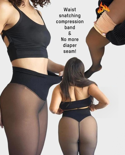 ❄️Heißer Verkauf 50 % Rabatt!!⚡Über 50.000 Stück verkauft!❄️Fleece-Leggings mit einer Naht für eine schöne Silhouette✨✨Bleiben Sie warm. Sehen Sie gut aus. 💕