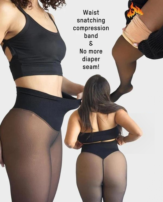 ❄️Heißer Verkauf 50 % Rabatt!!⚡Über 50.000 Stück verkauft!❄️Fleece-Leggings mit einer Naht für eine schöne Silhouette✨✨Bleiben Sie warm. Sehen Sie gut aus. 💕