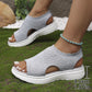⏳Letzter Tag Spezial Preis €19.99!🔥 Atmungsaktive Plateau-Sandalen aus Strick für Damen – leicht & komfortabel