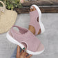 ⏳Letzter Tag Spezial Preis €19.99!🔥 Atmungsaktive Plateau-Sandalen aus Strick für Damen – leicht & komfortabel