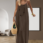 💃LETZTER TAG 50 % RABATT!!✨Einfarbiges rückenfreies Cami-Kleid für Damen💕