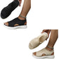 ⏳Letzter Tag Spezial Preis €19.99!🔥 Atmungsaktive Plateau-Sandalen aus Strick für Damen – leicht & komfortabel