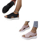 ⏳Letzter Tag Spezial Preis €19.99!🔥 Atmungsaktive Plateau-Sandalen aus Strick für Damen – leicht & komfortabel