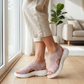 ⏳Letzter Tag Spezial Preis €19.99!🔥 Atmungsaktive Plateau-Sandalen aus Strick für Damen – leicht & komfortabel