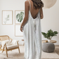 💃LETZTER TAG 50 % RABATT!!✨Einfarbiges rückenfreies Cami-Kleid für Damen💕