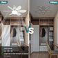 🏆 LETZTER TAG – 63 % RABATT! 🔥40W LED-Deckenventilator mit Licht – 52 cm (20,5“), extrem leise, inkl. Fernbedienung 🎯E27-Fassung + KOSTENLOSER B22-Adapter 🔌Ideal für Schlafzimmer 😴, Küche 👩‍🍳 & Werkstatt 🛠️