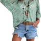 🥰50% RABATT! 🌺💛 Damen Boho-Häkeltop mit V-Ausschnitt – Perfekt für den Sommer ☀️✨