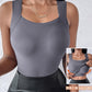👚 50% RABATT! 🔥⚡60.000+ VERKAUFT!💐Damen-Thermotops mit Rundhalsausschnitt und integriertem BH