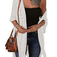 🔥 NUR FÜR KURZE ZEIT – NUR £19,99! 😍  Damen Oversize-Häkelcardigan mit Fransen – Leichter Boho-Kimono für Frühling & Sommer 🌸