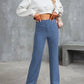 🔥Letzter Tag 50% RABATT🔥2025 NEUE Damen Casual High Waist Stretch Hose