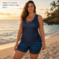 🎁 GRATISGESCHENK | Bereits 50.000+ verkauft! 💥 👙 Bedruckter Damen Tankini-Zweiteiler