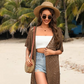 🔥 NUR FÜR KURZE ZEIT – NUR £19,99! 😍  Damen Oversize-Häkelcardigan mit Fransen – Leichter Boho-Kimono für Frühling & Sommer 🌸
