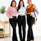 ✨Black Friday Verkauf 49% OFF✨Bootcut-Jeans mit Knopffalte für Frauen-11