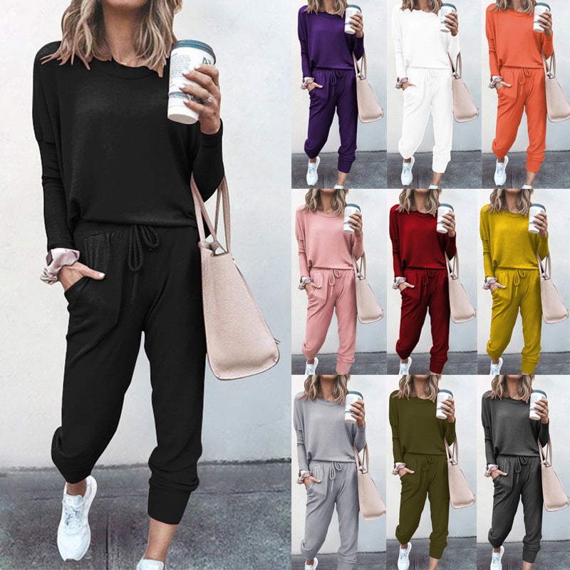 ✨Neues Angebot 49% Rabatt✨ Elegantes Damen Zweiteiler Set: Oberteil + Hose-25