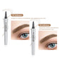 🔥Kaufen 1 bekommen 1 gratis🔥NEU 3D-Wasserfester Microblading Augenbrauenstift mit 4-zackiger Spitze