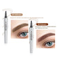 🔥Kaufen 1 bekommen 1 gratis🔥NEU 3D-Wasserfester Microblading Augenbrauenstift mit 4-zackiger Spitze