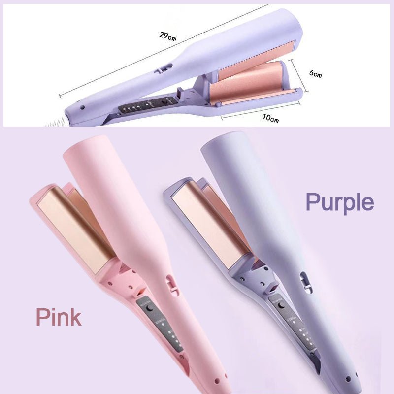✨Letzter Tag Sonderpreis 22.99 €!!💥3 Gänge Frühlingsrolle Lockenstab für Haare💇‍♀️-3