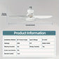 🏆 LETZTER TAG – 63 % RABATT! 🔥40W LED-Deckenventilator mit Licht – 52 cm (20,5“), extrem leise, inkl. Fernbedienung 🎯E27-Fassung + KOSTENLOSER B22-Adapter 🔌Ideal für Schlafzimmer 😴, Küche 👩‍🍳 & Werkstatt 🛠️
