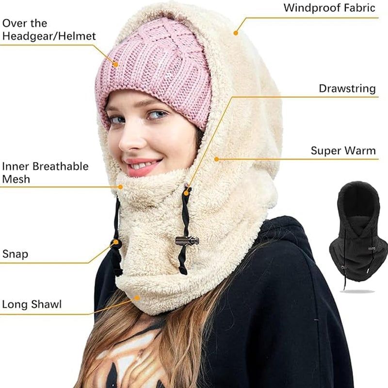 ❄️Heißer Verkauf 49% Rabatt🔥Warme Plüsch Fahrradhaube-2