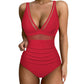 🔥Letzter Tag Spezial Preis €16.99!👙Mesh Tummy Control Badeanzug🏝️