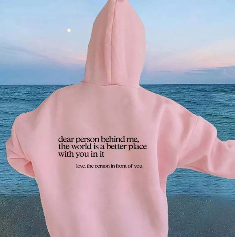 🎁 Neujahrsverkauf 49% OFF ⏳ Sweatshirt 'Liebe Person hinter mir'-8