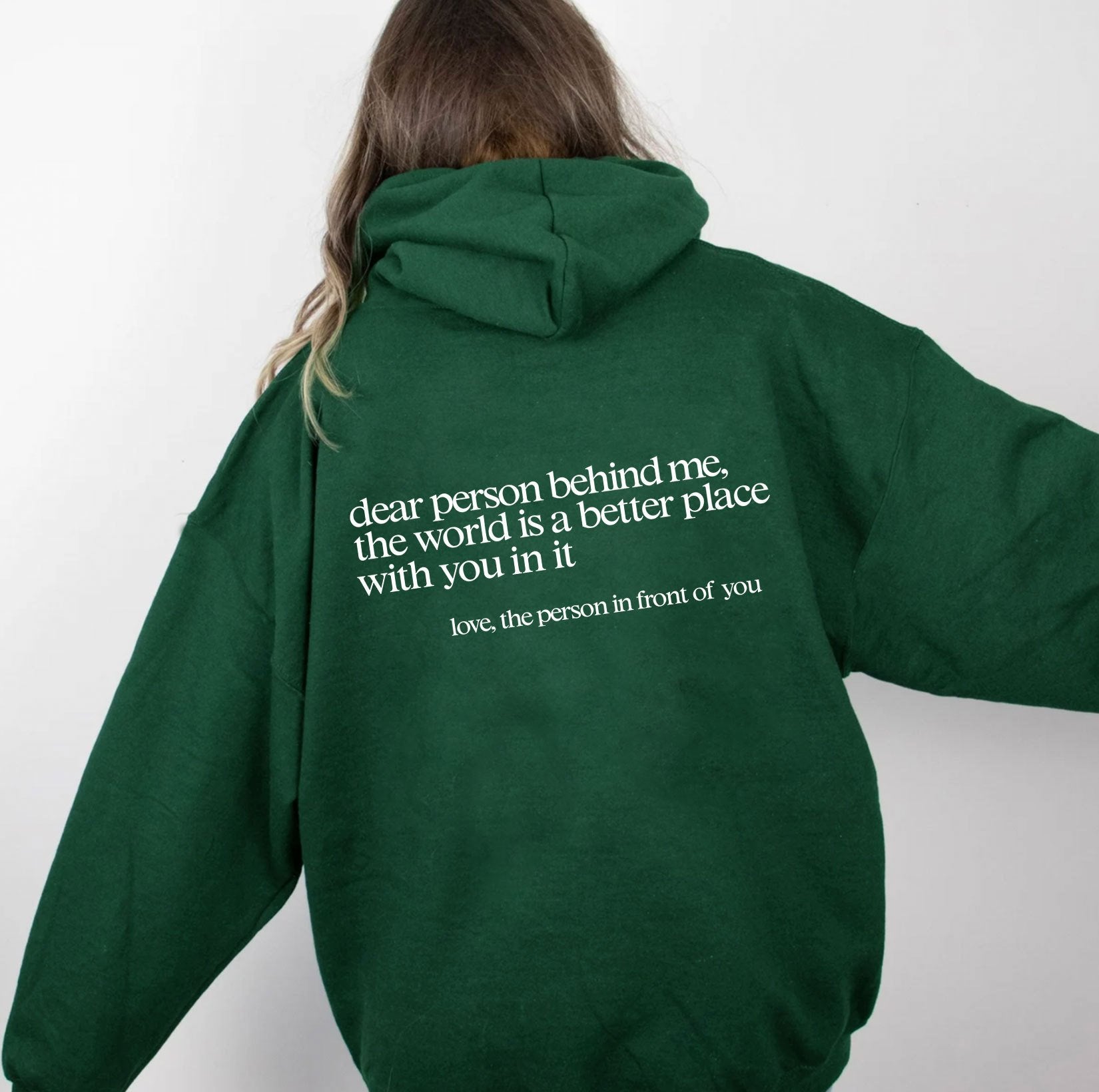 🎁 Neujahrsverkauf 49% OFF ⏳ Sweatshirt 'Liebe Person hinter mir'-9