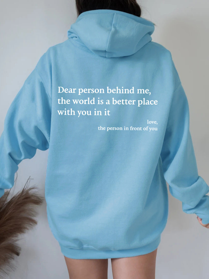 🎁 Neujahrsverkauf 49% OFF ⏳ Sweatshirt 'Liebe Person hinter mir'-15