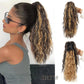 🩷HEISSER VERKAUF 50% RABATT🩷Lockige, gewellte Frizz-Haarverlängerung mit Pferdeschwanz
