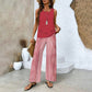 💖Letzter Tag 50% Rabatt🌹Modischer zweiteiliger Damen-Outfit mit ärmellosem Oberteil & Hose