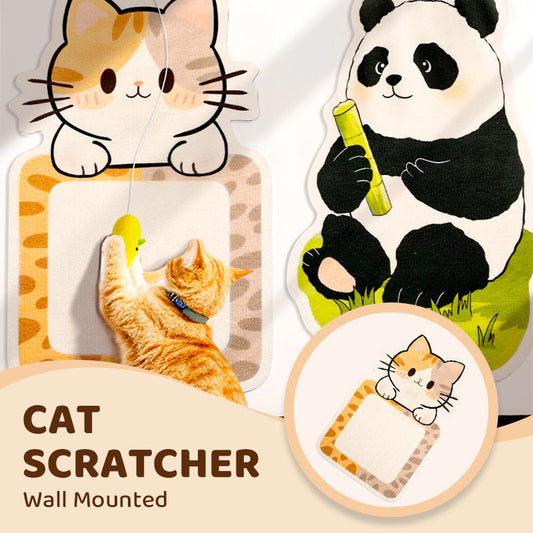 🐱Heißer Verkauf 50% Rabatt🔥Wandmontiertes Katzenkratzbrett ohne Installation