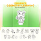 🔥Letzter Tag 50% REDUKTION👶✨Pull String 3D Geometry Lernbuch