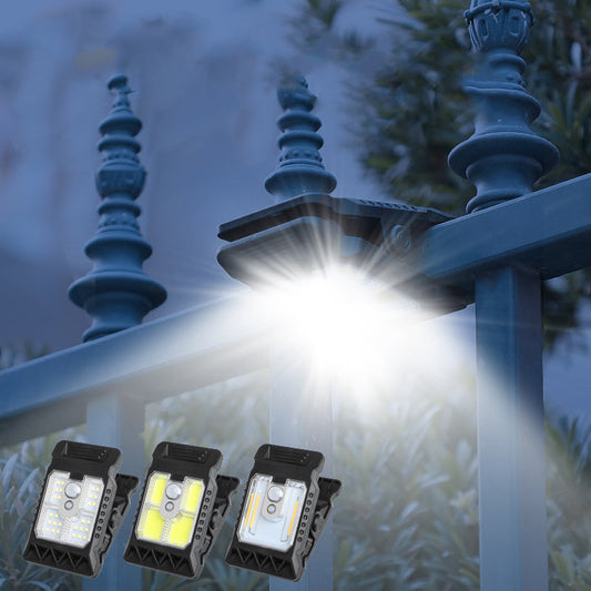 💡 Solar-Clip-Leuchte mit Bewegungssensor🔥 – Jetzt 2 kaufen, 1 gratis! Perfekt für Garten, Balkon & Terrasse! 🏡✨