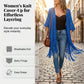 🔥 NUR FÜR KURZE ZEIT – NUR £19,99! 😍  Damen Oversize-Häkelcardigan mit Fransen – Leichter Boho-Kimono für Frühling & Sommer 🌸