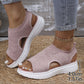 ⏳Letzter Tag Spezial Preis €19.99!🔥 Atmungsaktive Plateau-Sandalen aus Strick für Damen – leicht & komfortabel
