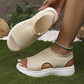 ⏳Letzter Tag Spezial Preis €19.99!🔥 Atmungsaktive Plateau-Sandalen aus Strick für Damen – leicht & komfortabel